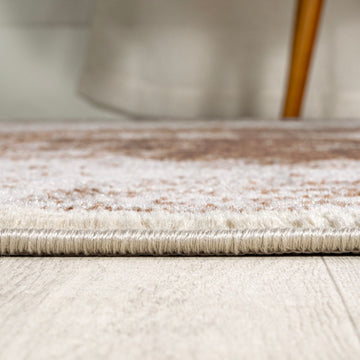 Perfect rosalia Cottage Medallion Area Rug